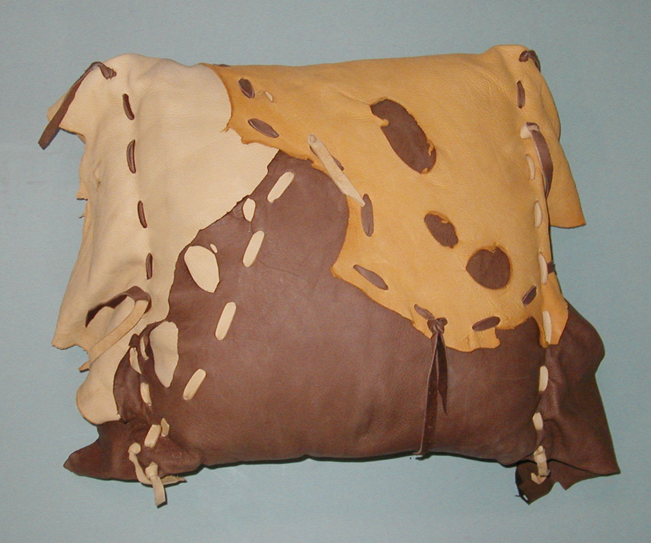 Deerskin pillow